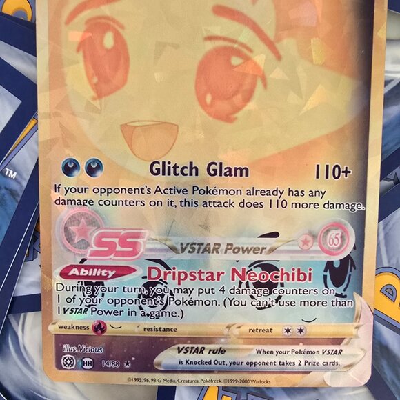 Gold Milady Meme VStar Pokemon Card - Picture 5 of 8
